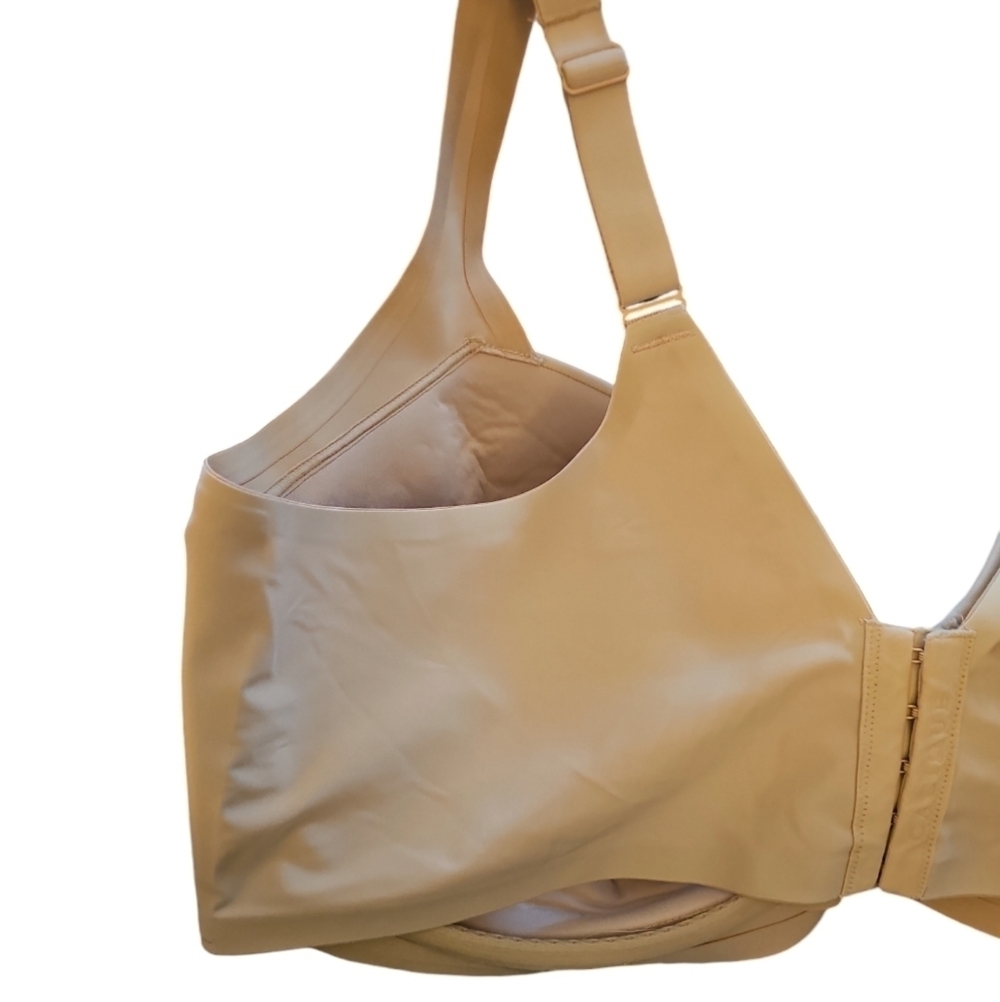 Cacique lightly lined balconette bra tan sz 44 G underwire nude new WL216 - Picture 7 of 7